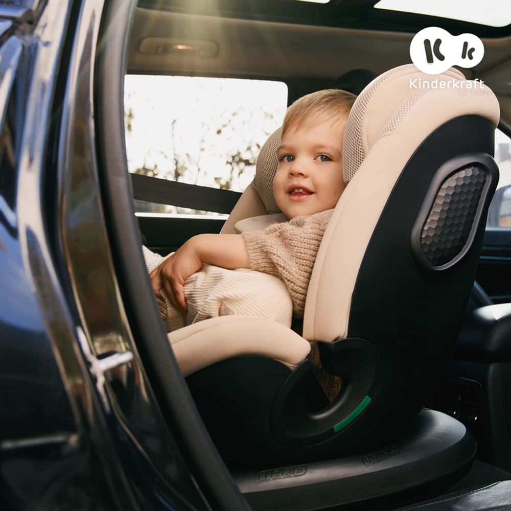 Kinderkraft Rotirajuća autosjedalica Xpedition 3 40-150cm Isofix, Beige slika 15