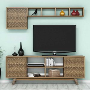 Woody Fashion TV jedinica, İnci - Walnut