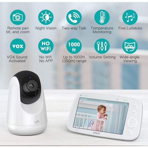 VAVA Baby nanny - smart baby monitor with HD screen and night vision VA-IH019 slika 6