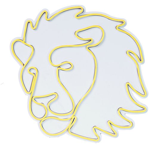 Wallity Ukrasna plastična LED rasvjeta, Lion - Yellow slika 13