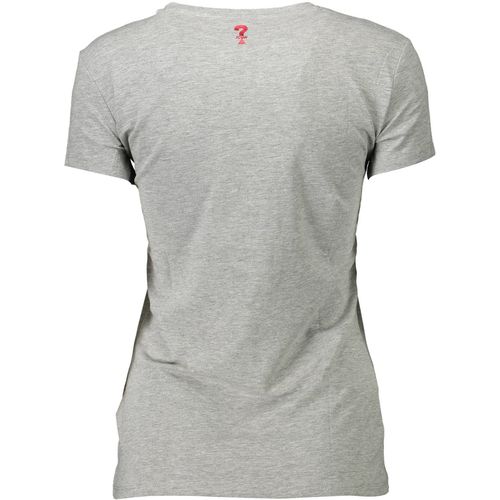 GUESS JEANS WOMEN'S SHORT SLEEVE T-SHIRT GRAY slika 2