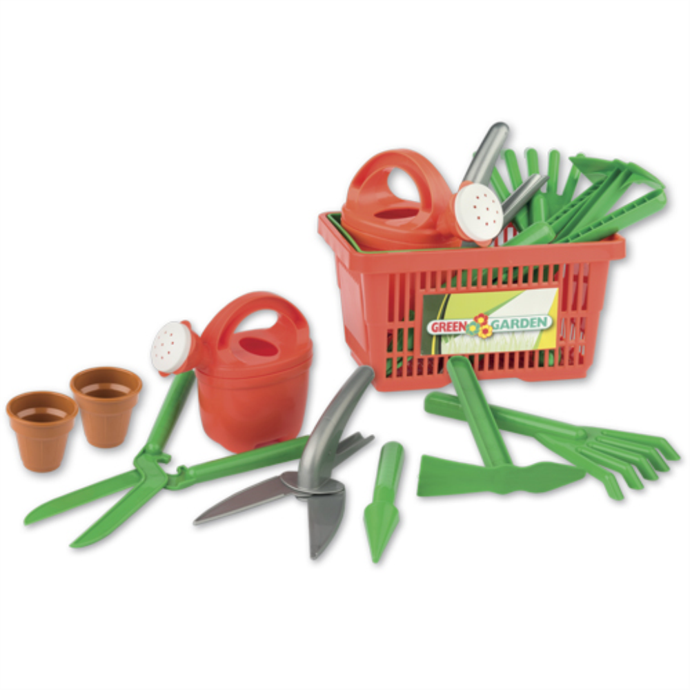 Androni Dječiji set za baštu sa korpom 1702 Green Garden 23x16cm slika 1