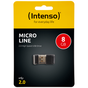 (Intenso) USB Flash drive 8GB Hi-Speed USB 2.0, Micro Line - ML8