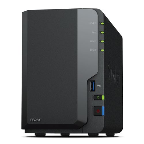 Synology DS223 2-Bay 2GB 4-Core 1,7GHz 64-bit NAS DiskStation slika 1