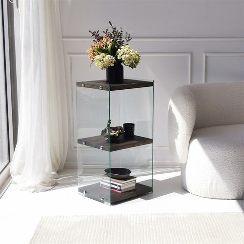 Aqua 2 - Anthracite Anthracite Bookshelf slika 1