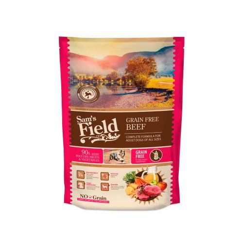 Sam's Field Pas All Size Adult Grain Free s Govedinom, 800 g slika 1