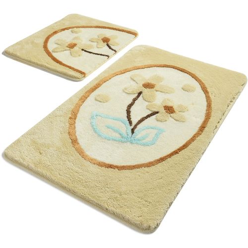 Ladure - Stone Multicolor Acrylic Bathmat Set (2 Pieces) slika 2