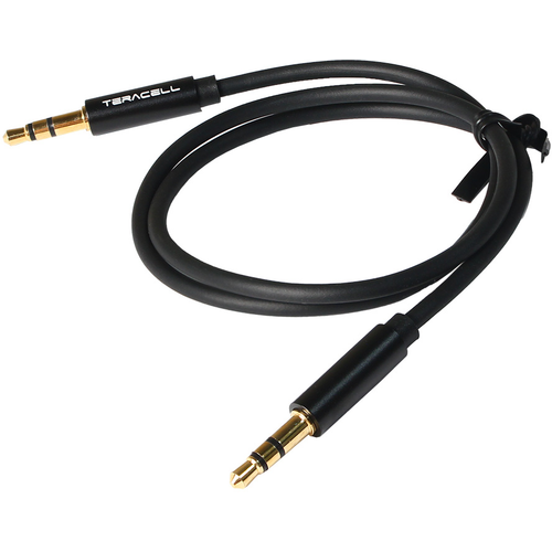 Audio kabl Teracell Aux 3.5mm crni 0.5m slika 1