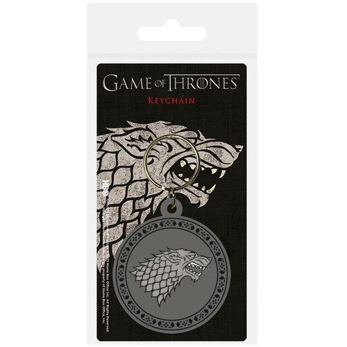 Game of Thrones Stark rubber keychain slika 1