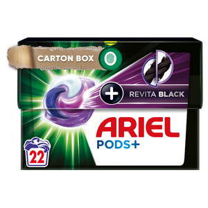 ARIEL Kapsule za pranje veša + Revita Black  22kom, 22 pranja