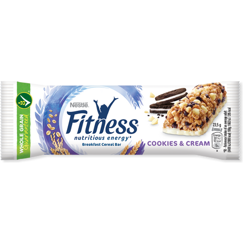 NESTLÉ FITNESS Cookie and Cream žitna pločica 23,5g / 16 kom. slika 1