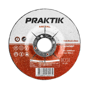 Praktik - Brusna ploča za metal 115x6x22 mm P006