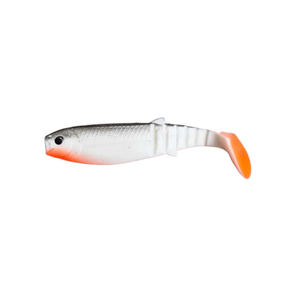 KANI silikonska varalica Shad 6.8cm 3g - White & Black slika 1