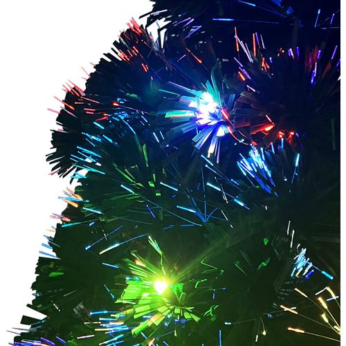 Umjetno božićno drvce sa stalkom LED 120 cm optička vlakna slika 22