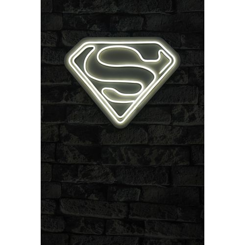 Wallity Ukrasna plastična LED rasvjeta, Superman - White slika 10