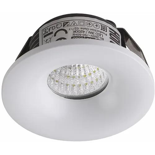 LED UGRADNA ARMATURA BIANCA 3W 4200K BIJELA slika 1