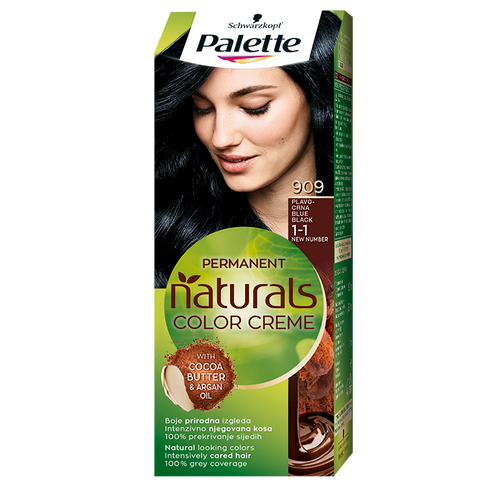 Palette Permanent Natural Colors boja za kosu 909 Plavičasto crna 1-1 slika 1