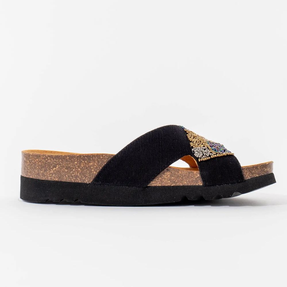 Scholl Ženske papuče La Serena Strap, Black slika 3