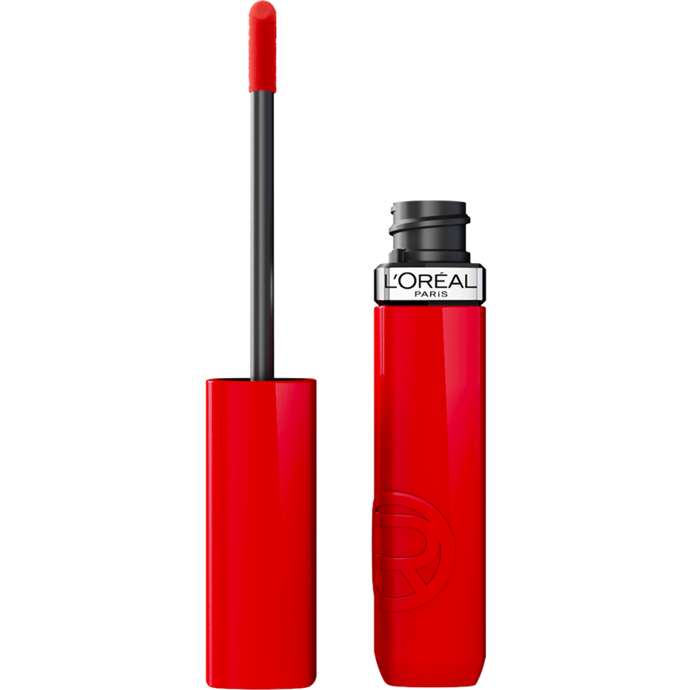 L'Oréal Paris Infaillible Laque Resistance 410 Rouge Poppy Tekući ruž za usne slika 1