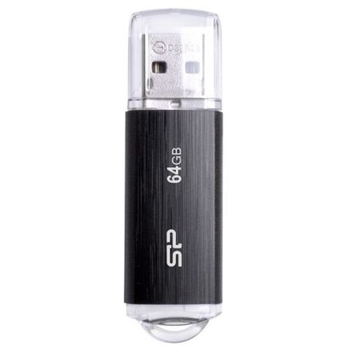 Silicon Power SP064GBUF2U02V1K 64GB USB Flash Drive2.0,Ultima U02,BLACK slika 1