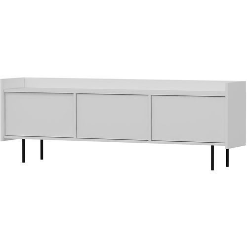 Atlas - White White TV Stand slika 9