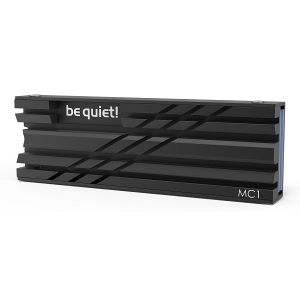 be quiet! BZ002 MC1 M.2 SSD cooler, Compatible with M.2 SSD slot of PlayStation5, Fits both single and double sided M.2 2280 modules