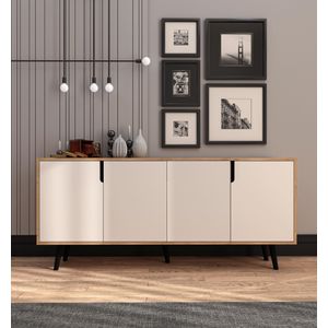 Dresser (konzola) "Latina Modern 180" - boja: safirni hrast i bijela