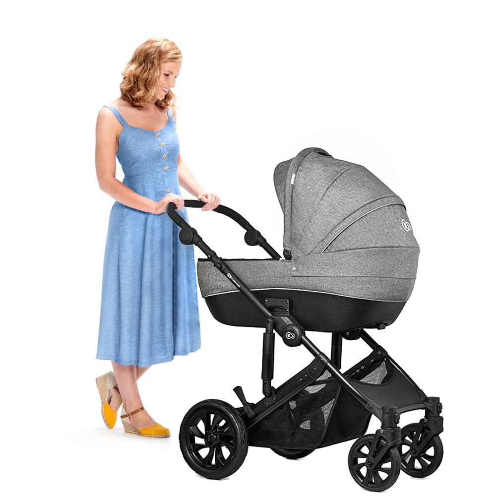 Kinderkraft kolica Prime Lite 3u1, siva slika 15