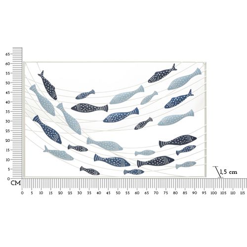 Mauro Ferretti Zidna dekoracija PESCI 96,5X1,5X61 cm slika 6