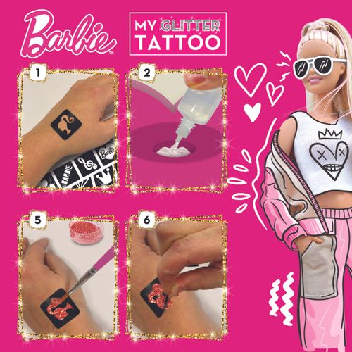 BARBIE GLITTER TATTOO slika 5