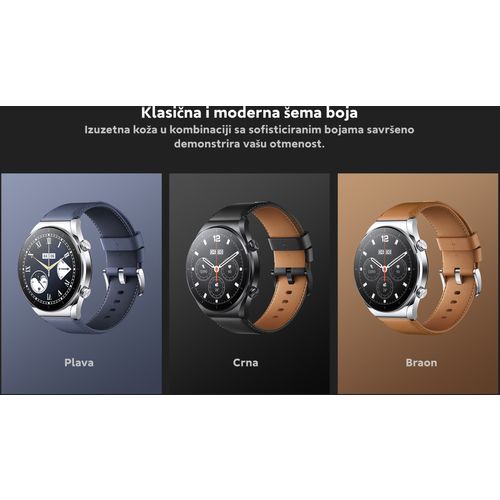 Xiaomi Mi Watch S1 Strap (Leather) Brown slika 4