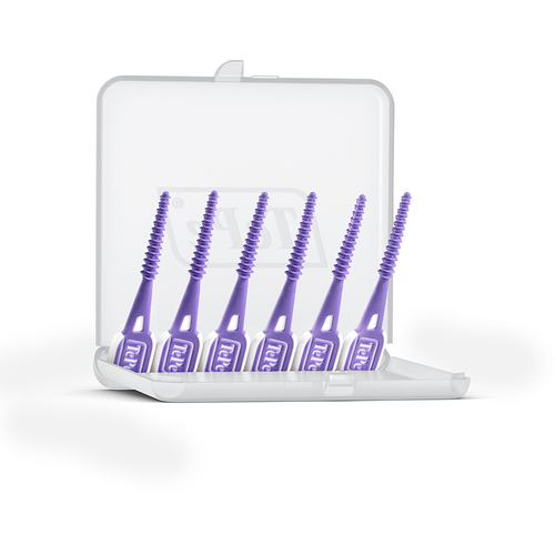 TePe EasyPick Silikonske zubne čačkalice vel. XL ljubičaste - blister 36 kom slika 2